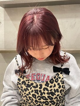 パハップスパークアベニュー(PERHAPS PARK AVENUE) ケアブリーチ/ピンクブラウン