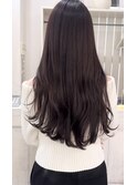 【ラベンダーブラウン★ロングレイヤー】《うる艶水素カラー》