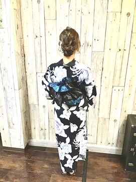 ヘアースペース ムーン(Hair Space MOON) ゆかたの着付けとヘアセットは岡山表町のヘアースペースムーンへ