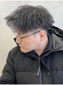 ツイスト×アップバングショート