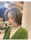 【桜木町】アンブレラカラー×韓国風レイヤーボブ