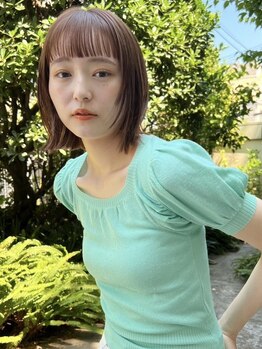 アンサム 経堂店(UNSOME)の写真/【カット￥4000】マンツーマンで仕上げてくれる再現性＆美シルエットが人気◎大人可愛いヘアならココ！