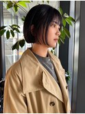 ボブ/ベージュカラー/ハイトーンカラー
