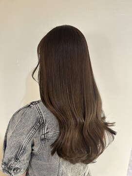 マウナ ヘアー(MAUNA HAIR) ベージュカラー×顔周りカット