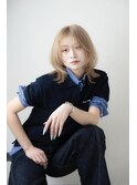 艶髪ハイトーン♪韓国風ウルフレイヤーボブ