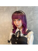 ガルボヘアー 心斎橋店(garbohair)&nbsp;プルエクステアンブレラカラー心斎橋エクステ当日予約OK