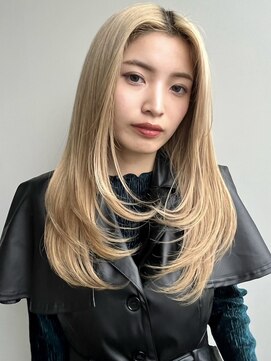 ミンクス ギンザ セントラル(MINX ginza central) 【MINX】似合わせフェミニンロングレイヤー_銀座/髪質改善