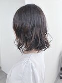 ＊ゆるふわパーマボブウェーブニュアンスパーマ大人ボブパーマ