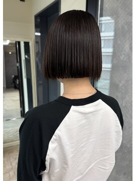 バッカ 横浜桜木町店(BACCA) ミニボブ/ダークアッシュ