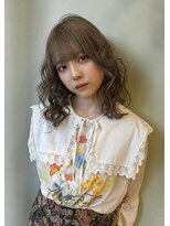 アクシス ナゴヤ(AXIS NAGOYA) 【なつミ】ミルクティーブロンド/ダークブルー/デジタルパーマ/