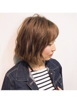 クラメール 黒崎コムシティ店(Kraemer)&nbsp;柔らかく見える暖色ブラウン×ボブスタイル