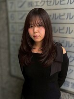 エラン トウキョウ 学芸大学店(elan tokyo) 透明感ダークブラウン/レイヤーカット/ハッシュカット