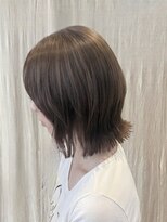 ココカラヘアー ニコ(cococara hair nico) くびれボブ/ミルクティーベージュ/韓国ヘア