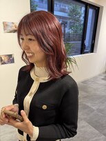 パプスアン(Pap's un)&nbsp;ピンクブラウン/西宮美容室/甲子園口美容室/パプスun