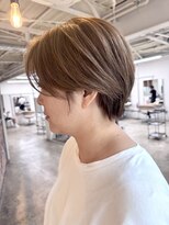 ファンド 千葉(fand)&nbsp;レイヤーカット/透明感グレージュ/ミルクティーベージュ]