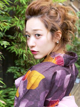 ヘアー ミッション ギオン(hair Mission Gion) ゆるふわアップ