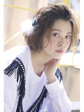 ヴィジョン(VISION) 【VISION aoyama】ラフな抜け感可愛い☆小顔ミディボブ