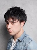 大人メンズカットによるボリュームアップショート