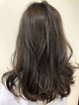 ネオリーブ ジューク 日吉店(Neolive JuQ)&nbsp;【日吉 neoliveJuQ】フォギーグレージュ ハイライト ロング