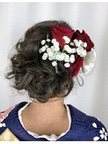 アービング(a'bing) 大人気!大人かわいい★ねじり編み込み成人式アップスタイル