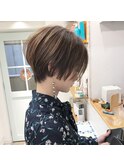 Coast.ハンサムショート×切りっぱなし×グラデーションボブ