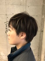 オッソ(OSSO)&nbsp;ショートブラック_マニッシュショートネイビーカラー