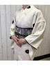 【レンタル】小紋プラン＋ヘアセット★現金支払いでお得！￥7300～→￥7000～