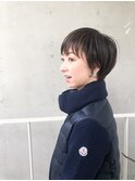 大人ショート パーマヘア アクア表参道【世良綾花】