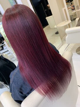 サローネデ アグスティナ バイ サンバンチ(salones de agustina by sanbanchi) 【agustina 明石大久保】ピンク×酸熱トリートメント