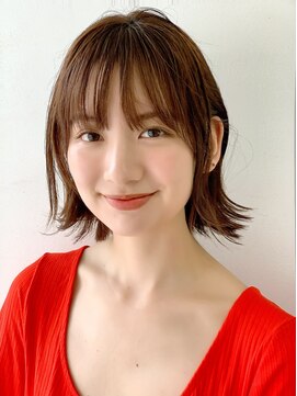 ユーリー(juurii) 切りっぱなし外ハネボブ