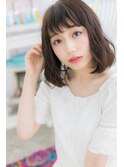 フェザーバング小顔なみなみウェーブぶつ切りボブa1