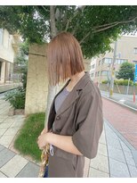 ムジーク(Musiiik)&nbsp;暖色ベージュとストレートボブ