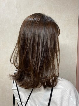 カームバイリコ 学芸大学(calm by liko) 美髪/大人かわいい/こなれミディ/サンドベージュ[学芸大学]