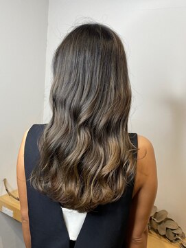 五角髪 ブラウンベージュグラデーーーーーーーーション