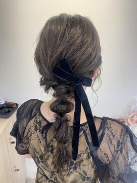 テトラ バイ ネオリーブ 横浜西口店(tetra by neolive) *流行りの!ベロアリボンアレンジ*