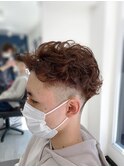 外国人風フェードパーマ