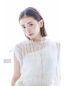 オートル 綱島店(AUTRE by FUGA hair) マロンベージュ/切りっぱなしボブ20代30代40代50代