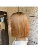 「海璃」ブリーチ毛に縮毛矯正 "酸性縮毛矯正"