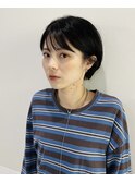 黒髪ショート