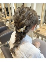 ジーナ セントラル銀座(Zina)&nbsp;ヘアアレンジ＊編みおろし【ZinaCENTRAL】