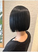 切りっぱなしボブ