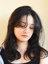 アース クロスガーデン川崎店(HAIR&MAKE EARTH)&nbsp;韓国風サイドバング×ロング
