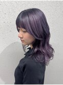 暗めラベンダーで色落ちも綺麗に!
