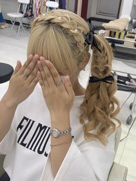 カリーノ 表参道(CARINO) 【推し活】あみかちゅハートサイドポニー