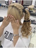 【推し活】あみかちゅハートサイドポニー
