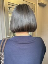 イデアル(Ideal)&nbsp;ボブ/ミニボブ/切りっぱなしボブ/前下がり/前下がりボブ/韓国