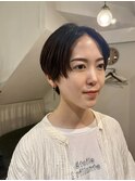 センターパート/髪質改善/酸性ストレート/カット