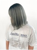 【MASAYA】オリーブベージュ×切りっぱなしボブ