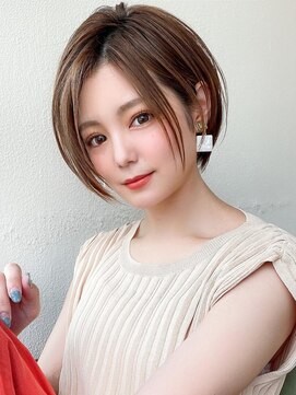 ラルユー 金山(LallYou) 30代/40/小顔ヘア/前髪/アンブレラカラー/こなれミディ