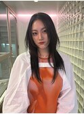 姫カットレイヤー/レイヤーカット/韓国風巻き/顔周り/表参道